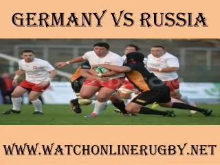 watch Germany vs Russia online rugby 2015