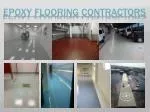 Epoxy Flooring Contractors - slide 1