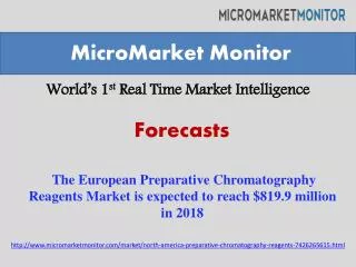 The European Preparative Chromatography Reagents Market is e