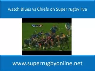 watch Blues vs Chiefs on Super rugby live