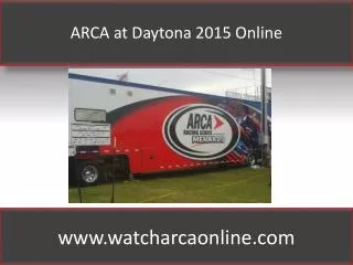 ARCA at Daytona 2015 Online