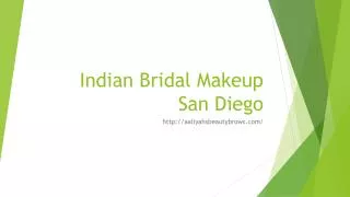 Indian Bridal Makeup San Diego