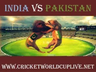 India vs Pakistan 15 feb 2015 stream