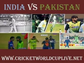 India vs Pakistan-wc live