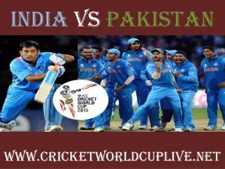 India vs Pakistan live cricket