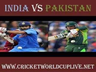 India vs Pakistan live cricket match
