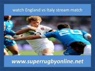 watch Italy vs England live rugby