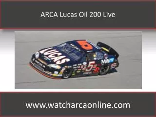 ARCA Lucas Oil 200 Live