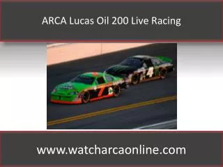 ARCA at Daytona 2015 Live