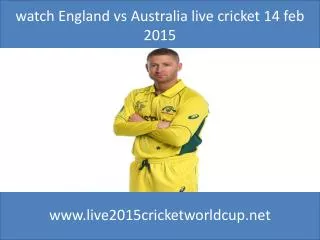 live Cricket india vs pakistan 15 feb 2015 at Adelaide Austr