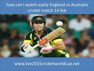 online mac Cricket india vs pakistan 15 feb 2015 at Adelaide