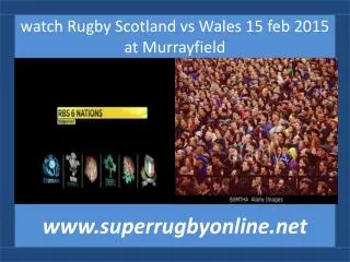 watch Rugby Scotland vs Wales 15 feb 2015 at Murrayfield