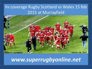 liv coverage Rugby Scotland vs Wales 15 feb 2015 at Murrayfi