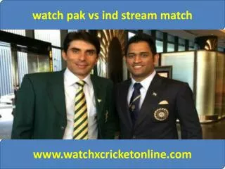 watch pak vs ind stream match