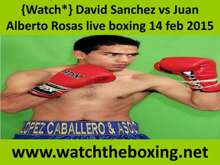 watch david sanchez vs juan alberto rosas live boxing 14 feb 2015