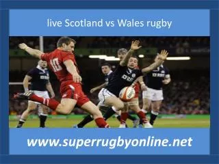 Scotland vs Wales live rugby