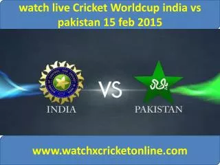 watch pak vs ind live Cricket match