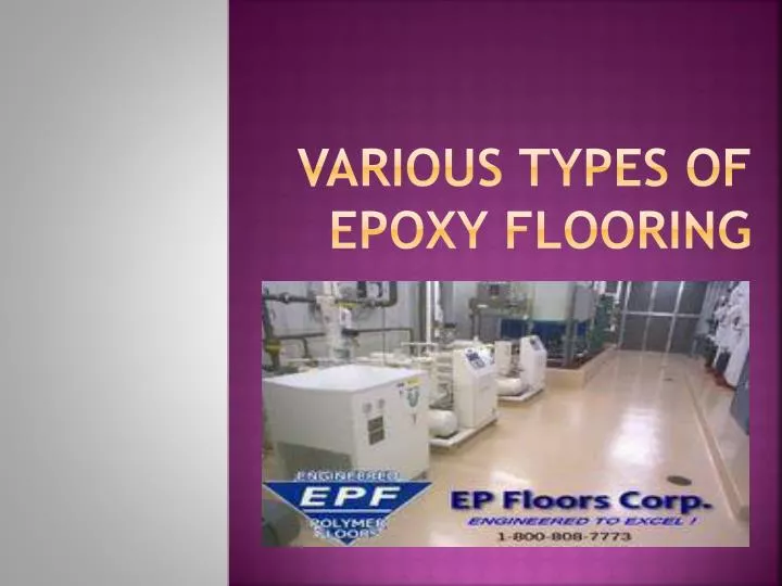 various types of epoxy flooring