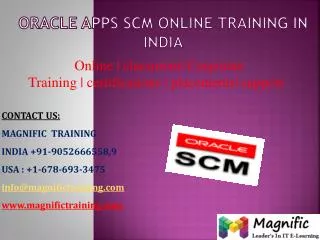 oracle apps scm online training in india