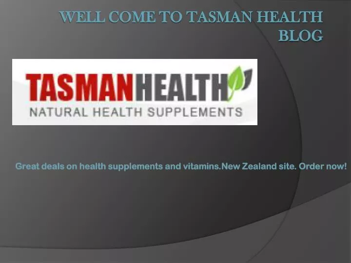 well come to tasman health blog