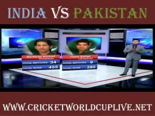 watch pakistan vs india live tv stream