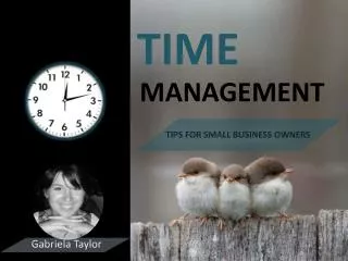 Time Management Tips for Small Business Owners