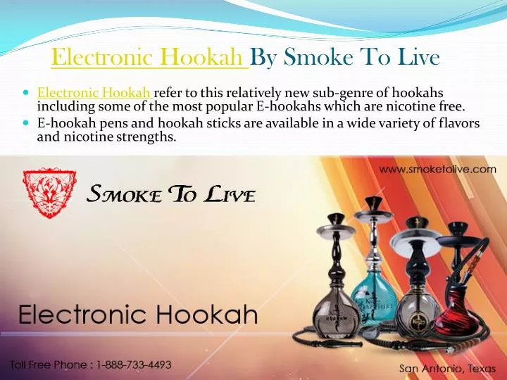electronic hookah by smoke to live