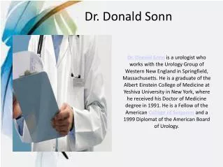 Dr. Donald Sonn