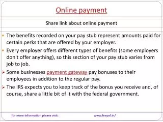 Step-By-Step Simple Advice For online payment