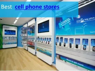 Best cell phone stores