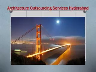 Architecture Outsourcing Services Hyderabad
