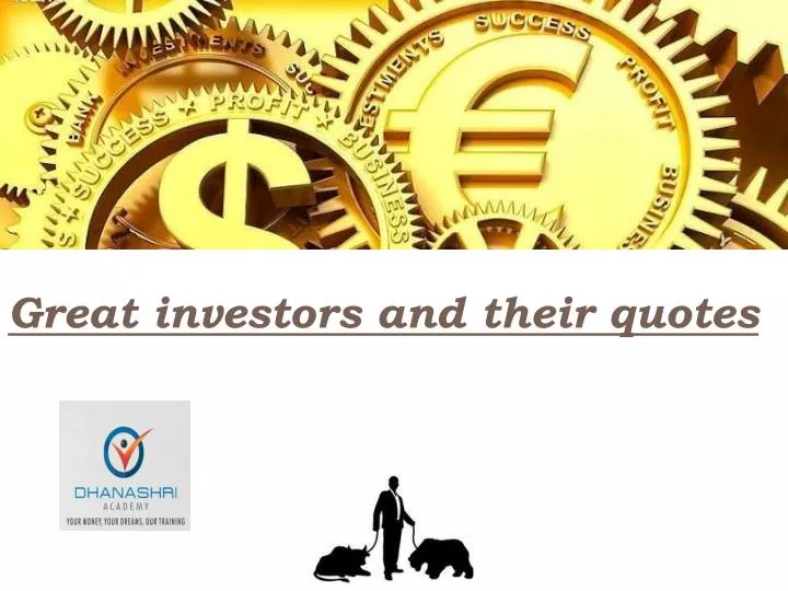 great investors and their quotes