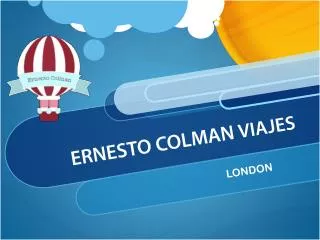 Ernesto Colman viajes: Londres