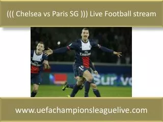 ((( Chelsea vs Paris SG ))) Live Football stream