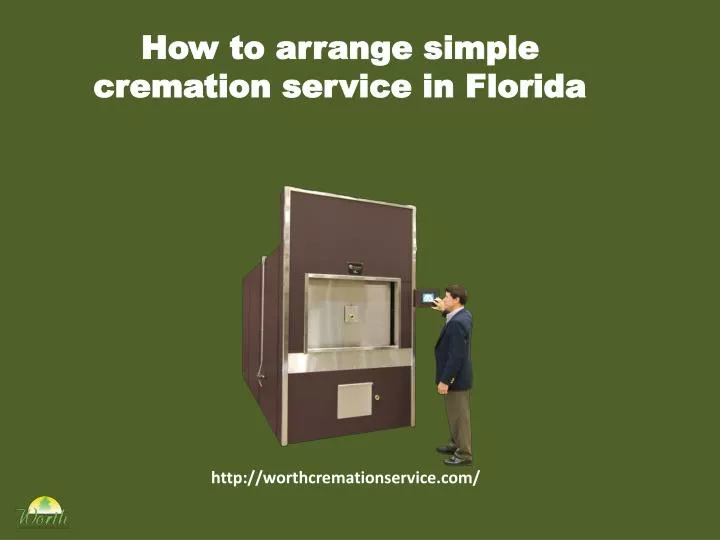 how to arrange simple cremation service in florida