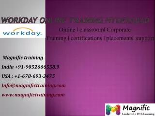 workday online training hyderabad