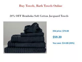 Buy Towels, Bath Towels Online