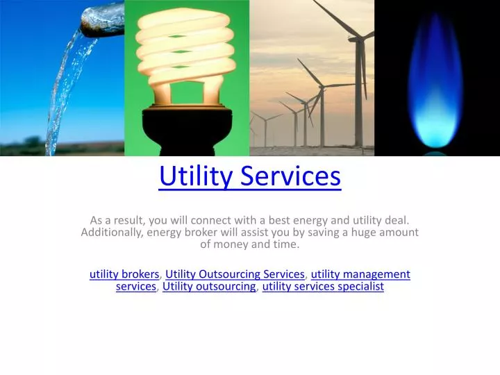 utility services