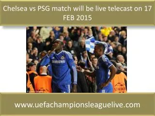 Chelsea vs PSG live