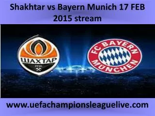 Football matchShakhtar vs Bayern Munich online