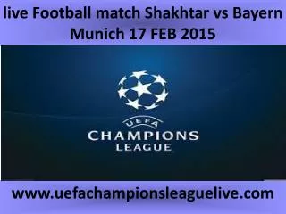 Football sports ((( Shakhtar vs Bayern Munich ))) match live