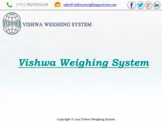 Electronic weighbridge manufacturer and exporter in Gujarat