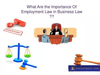 What Are the Importance Of Employment Law in Business Law ??
