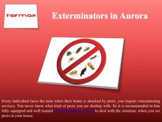 Exterminators in Aurora