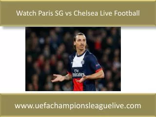 watch Chelsea vs PSG live tv stream