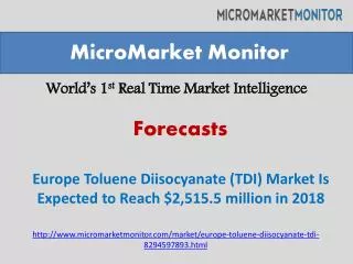 Europe Toluene Diisocyanate (TDI) Market