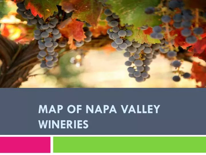 map of napa valley wineries