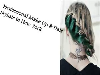 Professional hair stylists and makeup artists in New York