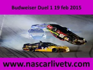 Nascar Budweiser Duel 1 Live Racing