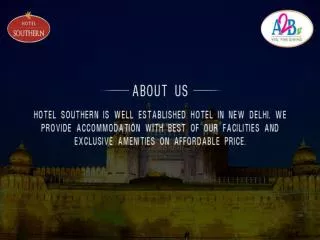 New Delhi's Best Restaurant At Hotel Southern